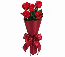 Букет 5 Красных роз Эдлесс Лав в Парусном