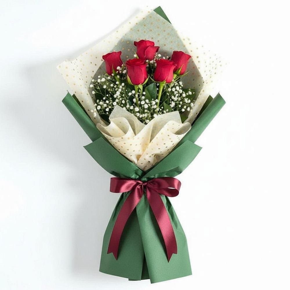 Букет цветов из: Розы в Парусном