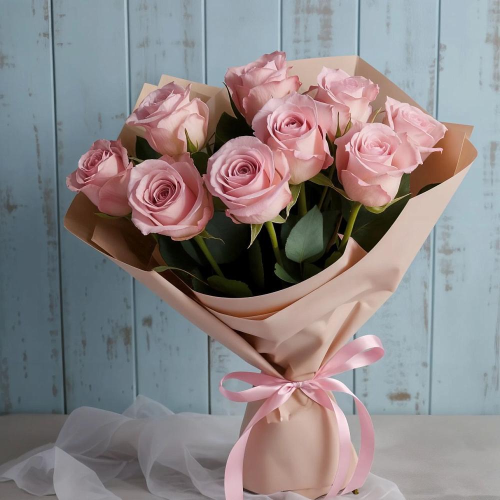 Букет цветов из: Розы в Парусном