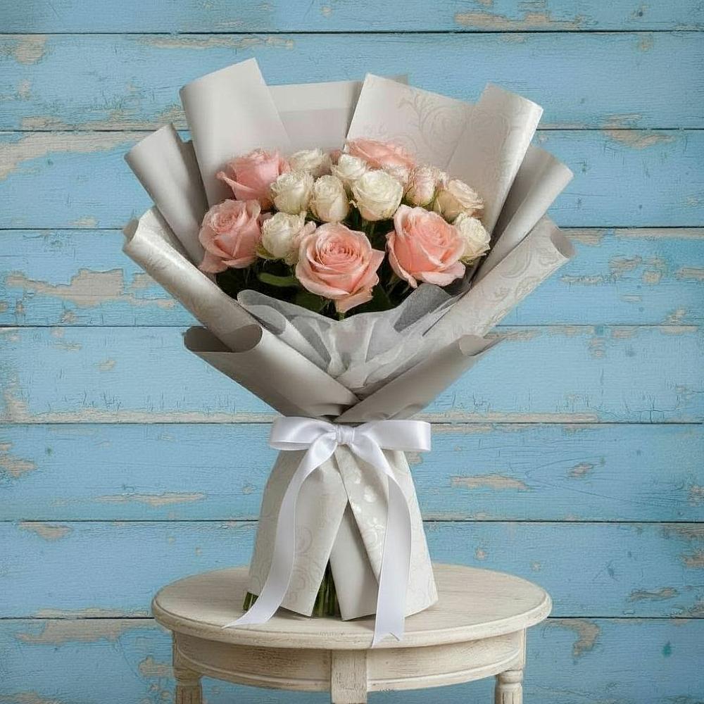 Букет цветов из: Розы в Парусном