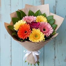 Букет цветов из:  Герберы #REPLACE_PRED# Парусном
