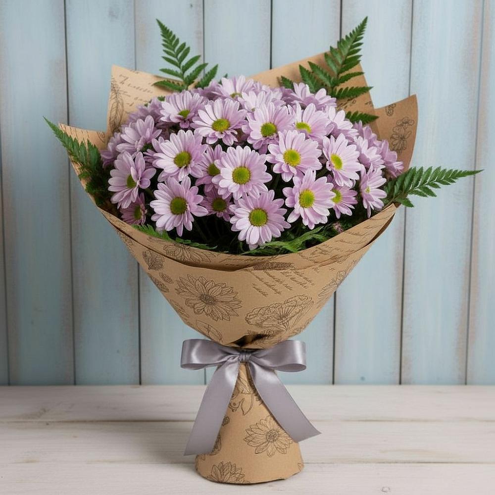 Букет цветов из: Хризантемы в Парусном