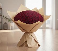 Букет 101 Красная роза в Парусном