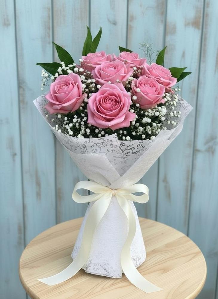 Букет цветов из: Розы в Парусном