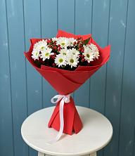 Букет цветов из:  Хризантемы в Парусном