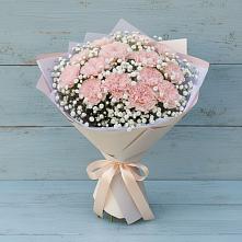 Букет цветов из:  Гвоздики в Парусном