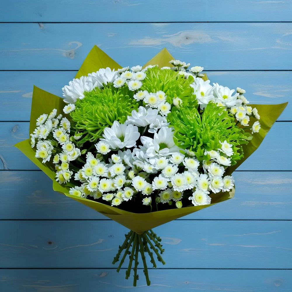 Букет цветов из: Хризантемы в Парусном