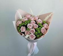 Букет цветов из:  Розы и Хризантемы в Парусном