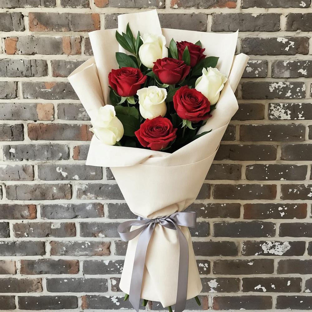 Букет цветов из: Розы в Парусном