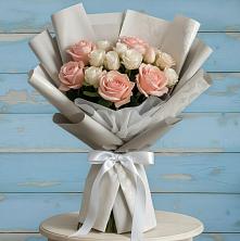 Букет цветов из:  Розы в Парусном
