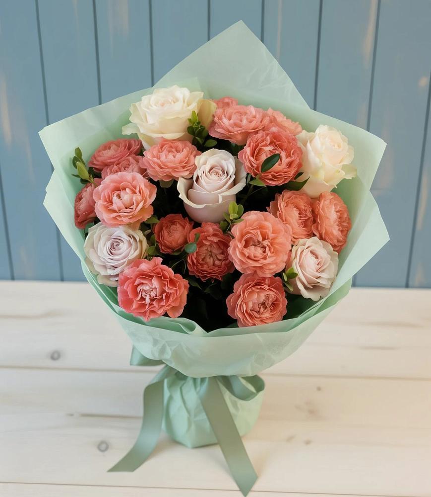 Букет цветов из: Розы в Парусном