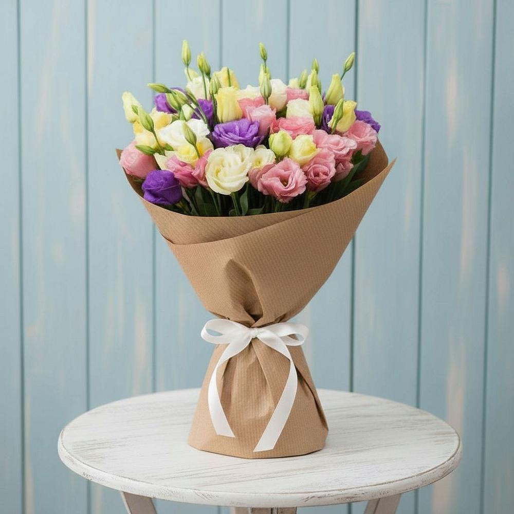 Букет цветов из: Лизиантусы в Парусном