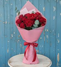 Букет цветов из:  Розы в Парусном