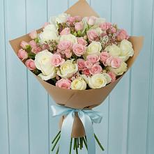 Букет цветов из:  Розы в Парусном