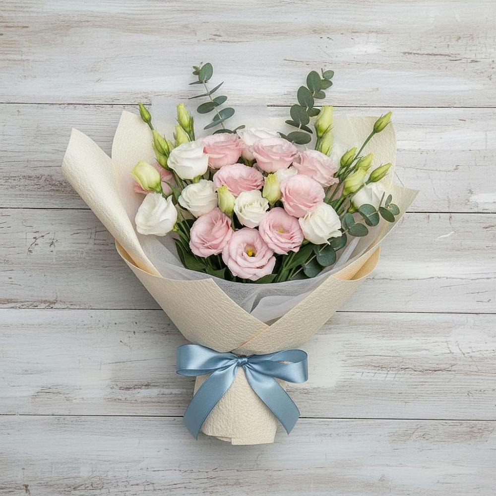 Букет цветов из: Лизиантусы в Парусном